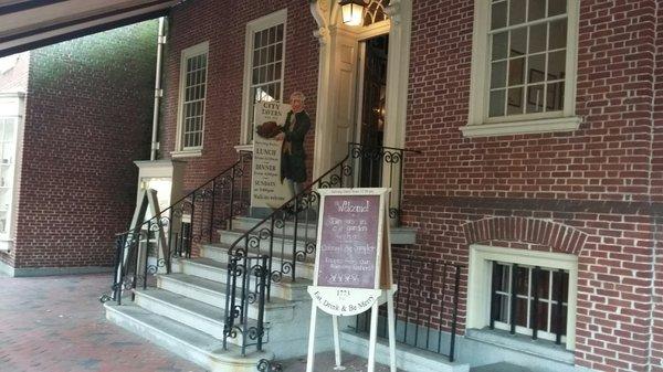 Entry way to Historic Tavern