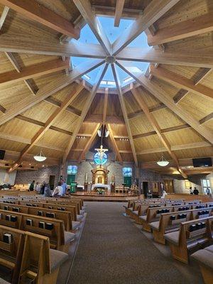 Inside of the church