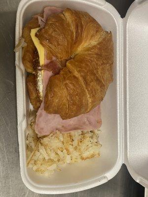 Breakfast croissant