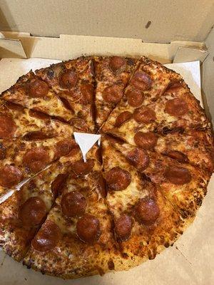 Pepperoni pizza