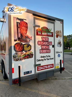 Custom Trailer Signs - Food Taquiza Signs