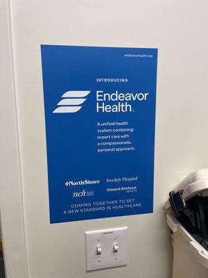 Skokie NorthShore hospital is now part of the Endeavor Health hospital system.