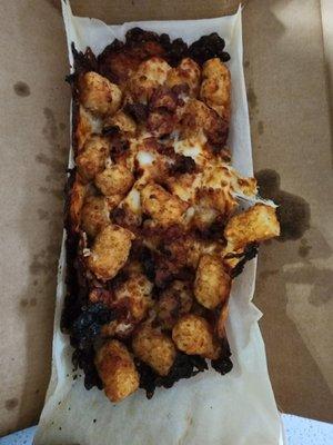 Burnt tots.