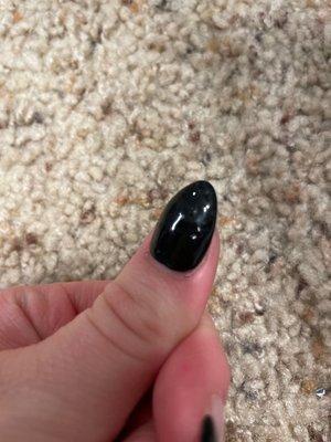 lumpy nail.