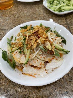 Banh Cuon with Onion-Meal