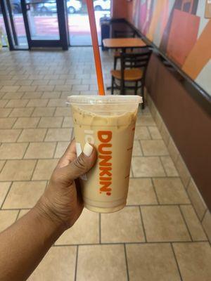 French vanilla iced coffee