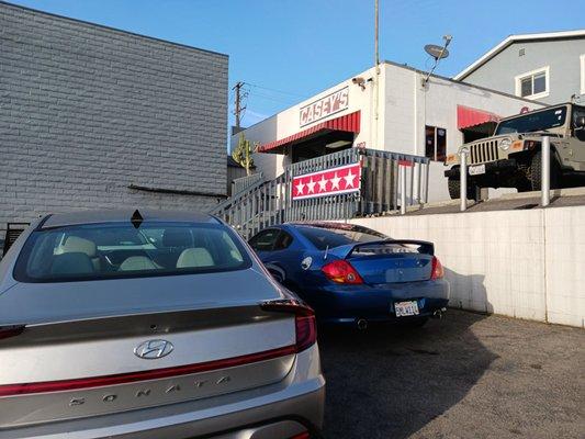 Another view of this amazing used car dealership