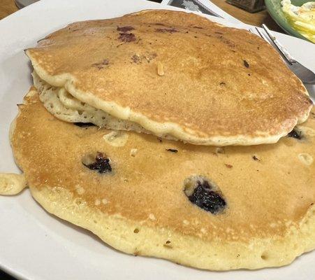 Blueberry pancakes