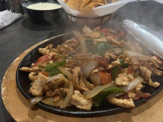 Chicken fajitas all the same as other Mexican food stops