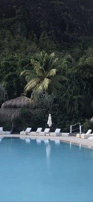 Pool in St Lucia.