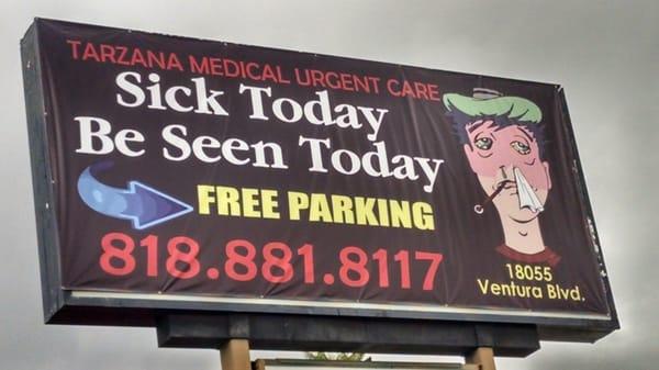 The front Billboard going westbound on Ventura BLVD