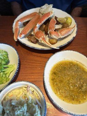 Snow crab feast