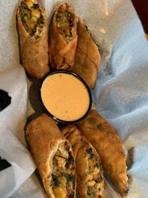 Southwestern eggrolls.