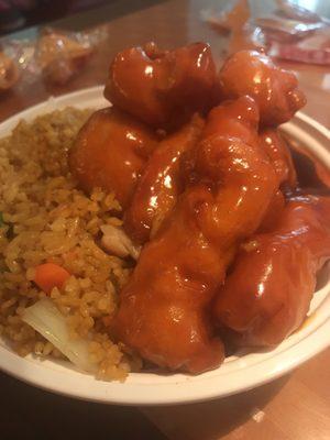 Honey chicken  very good