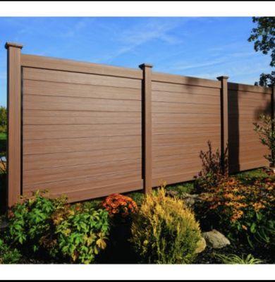 Vinyl fence