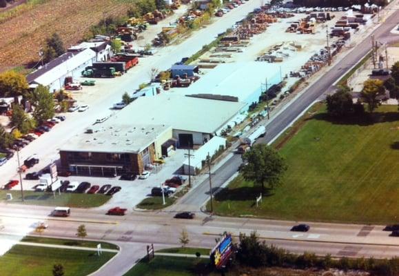 Addison Building Materials Aerial View