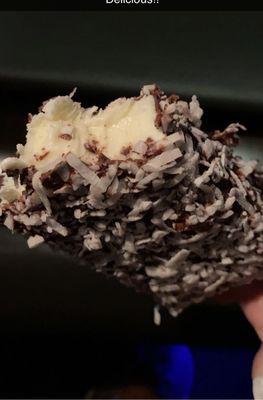 Coconut ice cream bar