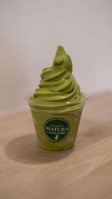 Matcha Soft Serve Ice Cream