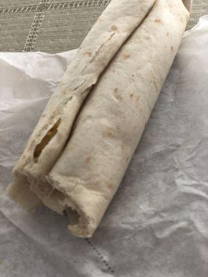 Sausage burrito