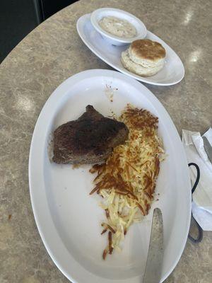 Steak breakfast