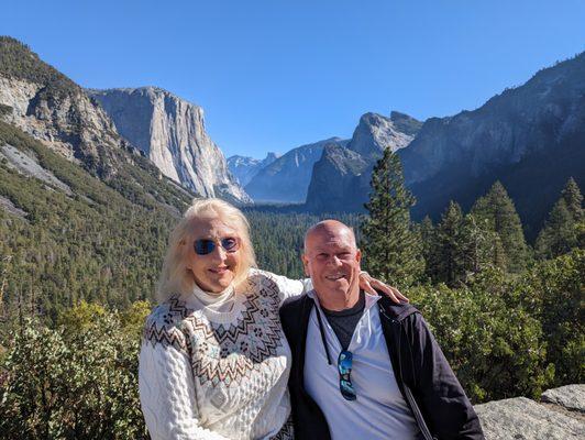 El Capitan and Half Dome.