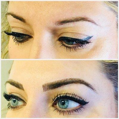 Obsessing over this brow transformation!