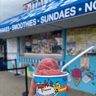 Black raspberry water ice