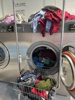 Loading into the washer