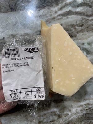 Rembrandt cheese, with bad goat milking barn smell & bad taste.