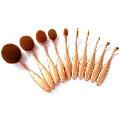 10 Piece Oval Brush Set for $16.99!