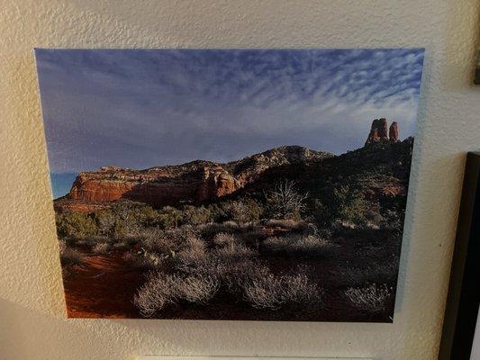 Canvas print from my travels