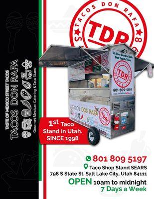 TDR taco stand