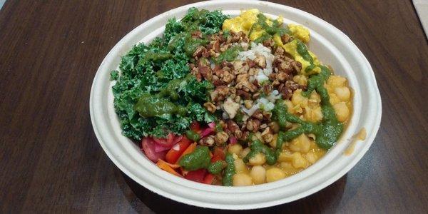 Very good healthy and tasty vegan food here!