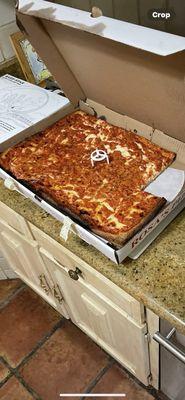 Rosa's Red Sicilian Pie Large 18"