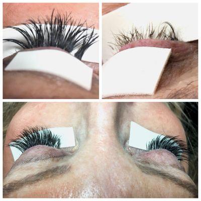 We fix poorly applied/damaged lashes