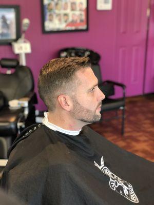 GENTLEMENS cut with Beard trim