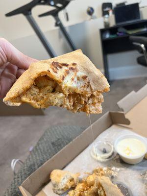 Buffalo chicken calzone?