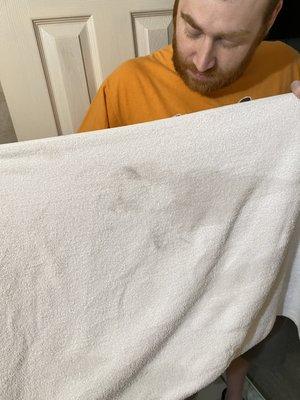 dirty towels