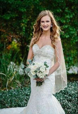 Wedding hair and makeup done by Jessica Kaye. To make an appointment with Jessica please call (832)948-8879