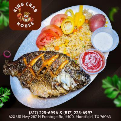 FRIED RICE WITH GRILLED FISH IS HERE!