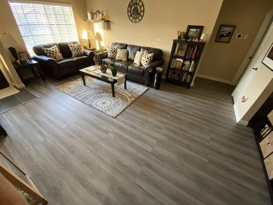 Who Loves a beautiful waterproof Floor? COLOR: Grey Clouds ONLY @ www.elitediscountfloor.com