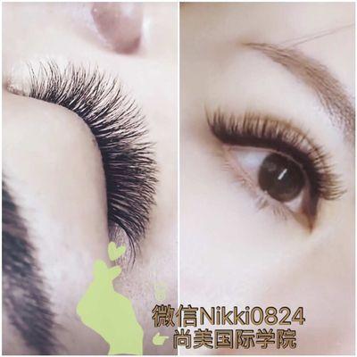 6d velum eyelash extensions cat eye