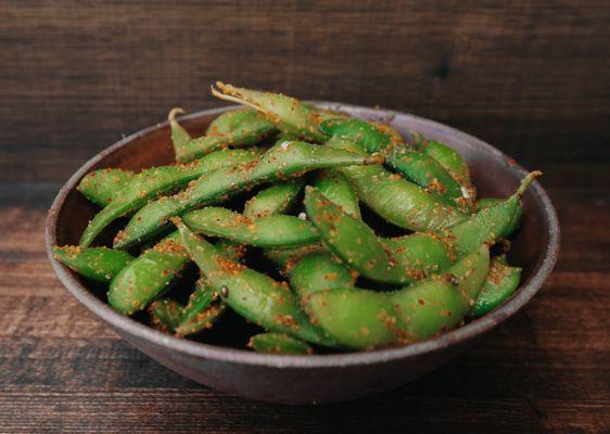 spicy edamame