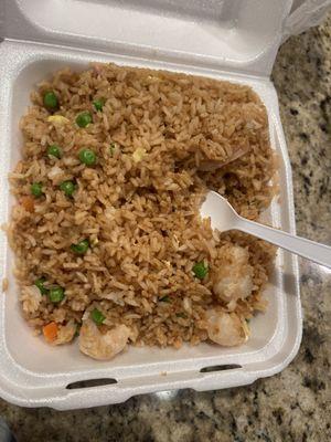 Shrimp fried rice