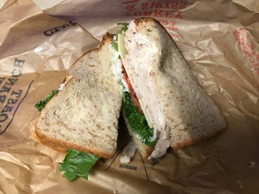 Roast turkey and swiss