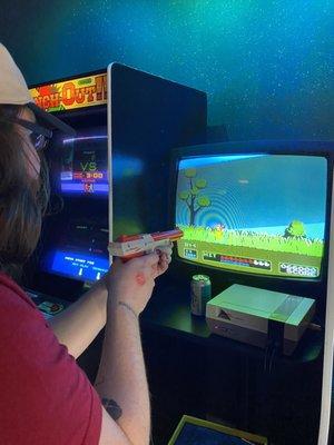 Duck Hunt on the Nintendo!