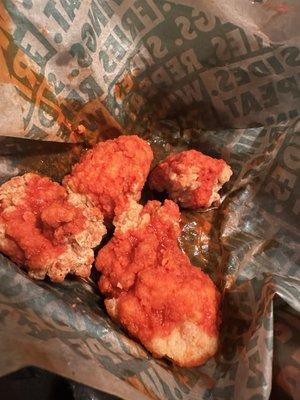 Original hot boneless wings