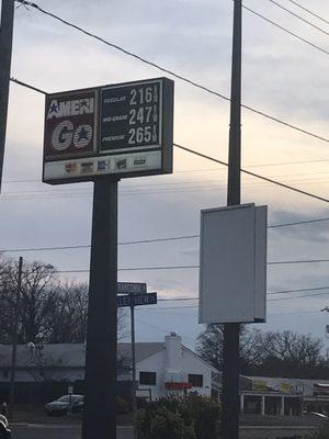 Beats competitors by $0.30/gallon