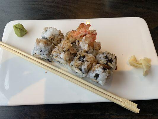 shrimp tempura sushi roll