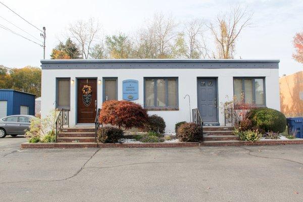 Outside view of Dhillon Family & Cosmetic Dentistry in Ware, MA